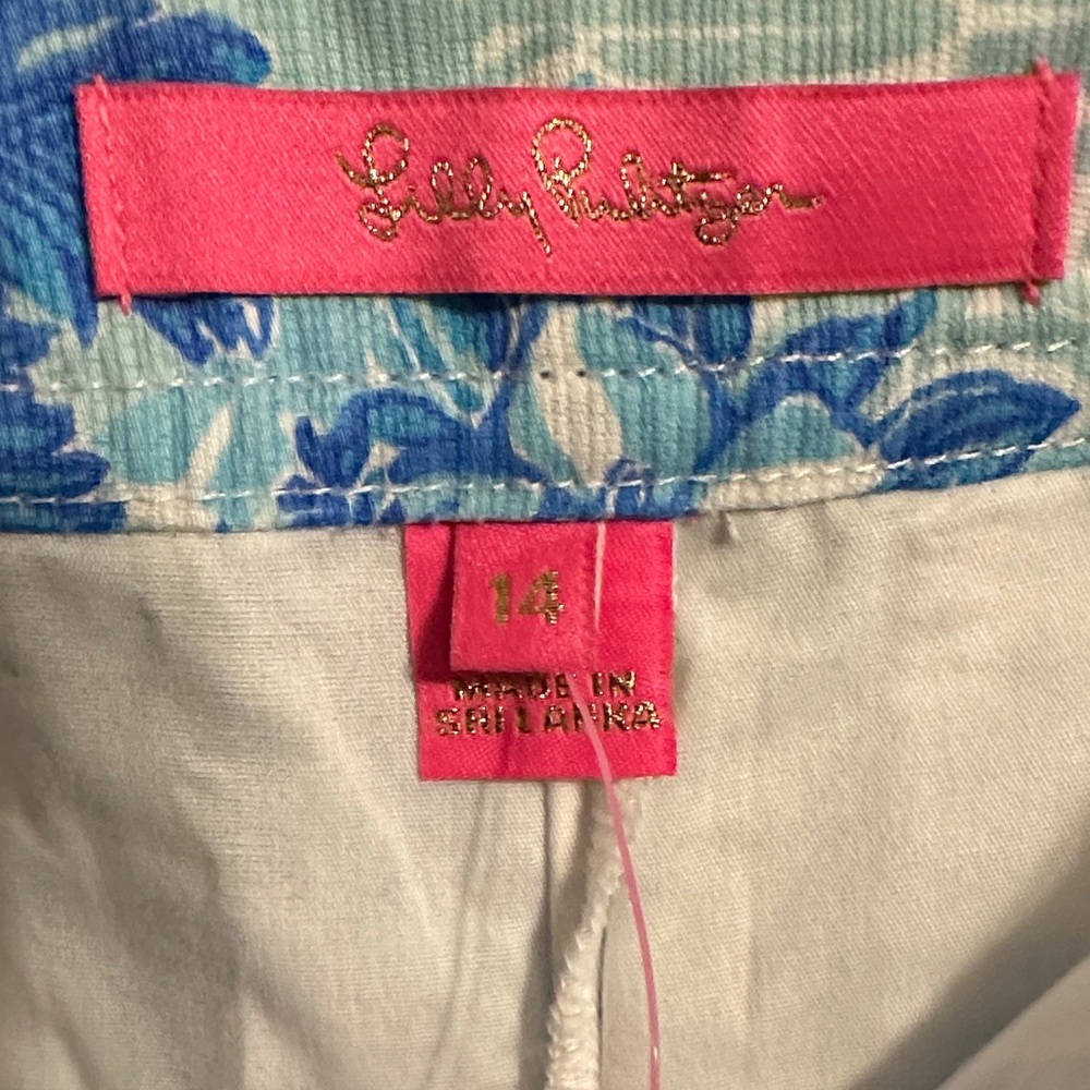 Blue and White Floral Women Skort - Picture 7 of 10
